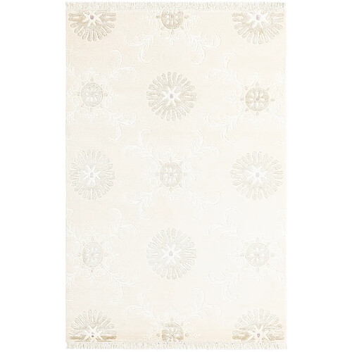 Vidal Tapis de laine 185x122 beige Darya