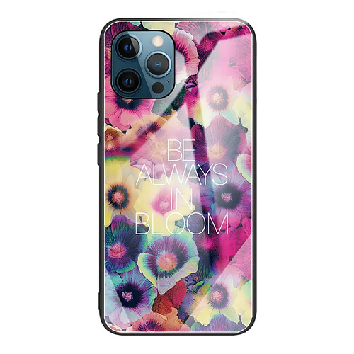 Coque en TPU anti-rayures fleurs colorées pour votre Apple iPhone 13 Pro Max 6.7 pouces