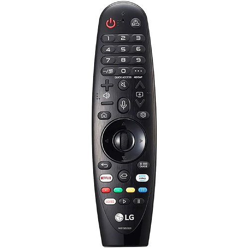 SANAG Magic Remote Telecommande Compatible Avec De Nombreux Modèles De Televiseurs , Avec Touches D’Accès Direct À Netflix Et Prime Video, Compatible Avec Google/Alexa