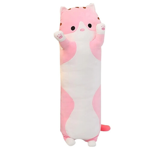 Universal 70cm doux et mignon dessin animé oreiller long peluche jambes serré enfant tenant pour dormir | oreiller en peluche (rose)