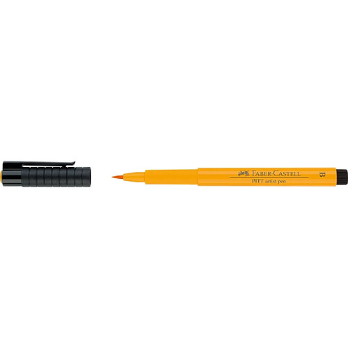 FABER-CASTELL Feutre PITT artist pen, jaune de chrome foncé ()