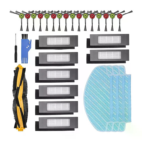 Kit de pièces de rechange pour aspirateur Ecovacs Deebot OZMO T8,T8 AIVI T8 MaxRobot, accessoires en tissu de vadrouille