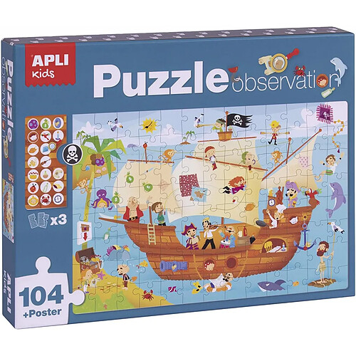 Apli Agipa Puzzle observation Pirates