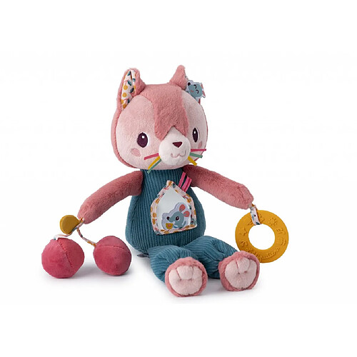 Juratoys-Janod Jeanne le chat Peluche multiactivites