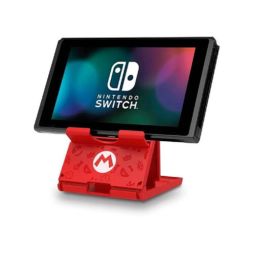 Hori Playstand Mario - Support Pour Console Nintendo Switch - Design Super Mario - Licence officielle Nintendo