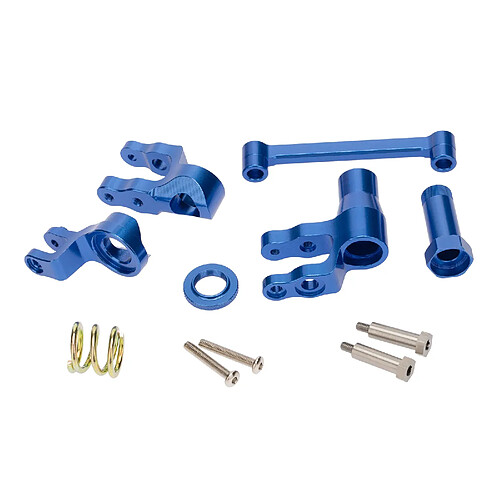 Jeu De Manivelles De Direction En Aluminium Robuste Pour Pièces De Voiture Maxx 1/10 RC Bleu