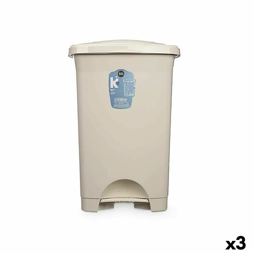 BigBuy Home Beige - 50L