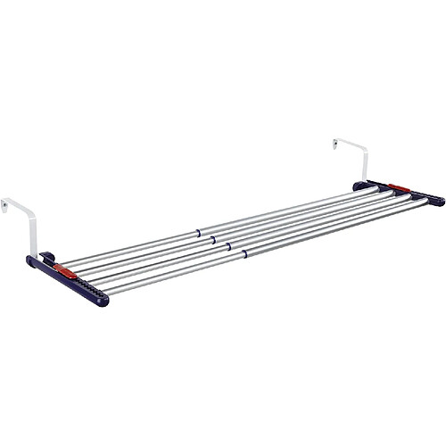 Sèche-linge pour balcon et intérieur Leifheit Quartett 42 Extendable Sèche-linge extensible en aluminium