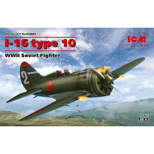 Icm Maquette Avion I-16 Type 10 Wwii Soviet Fighter