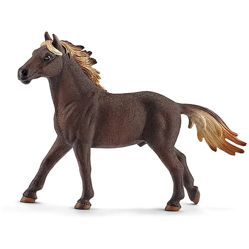 SCHLEICH Farm World, Figurine Animale, Jouets de la Ferme pour Garçons et Filles de 3 à 8 Ans, Étalon Mustang