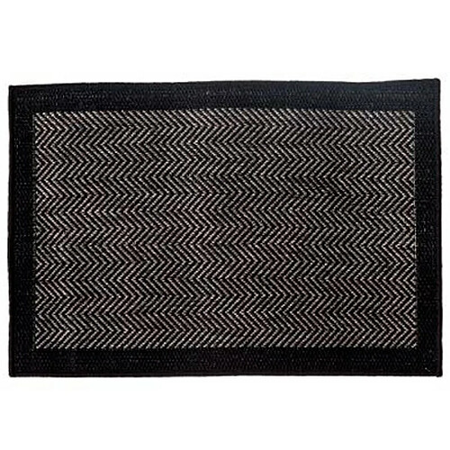 Tapis Déco Chevron 50x80cm Noir