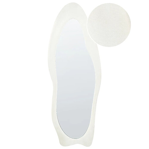 Beliani Miroir REIGNY 160 cm Blanc