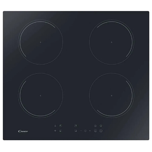 Table de cuisson à induction 60cm 4 foyers 7400w noir - CI642CTTWIFI - CANDY