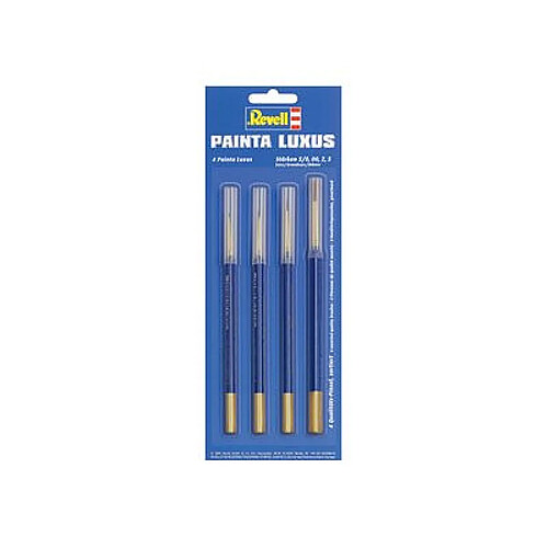 Revell Pinceaux martre bleu : Set de 4