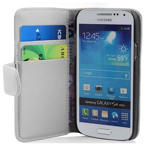 Cadorabo Coque Samsung Galaxy S4 MINI Etui en Blanc