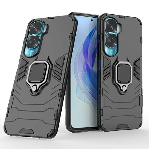 Htdmobiles Coque pour Huawei Honor 90 Lite 5G - housse etui rigide anti choc + film ecran - NOIR