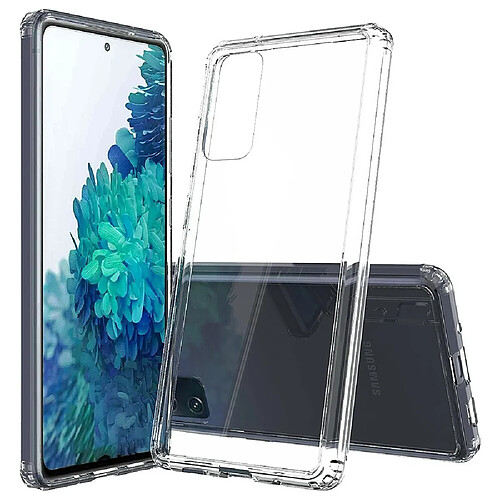 Coque en TPU + acrylique hybride transparent anti-rayures à absorption des chocs transparent pour votre Samsung Galaxy S20 FE/S20 FE 5G/S20 Lite