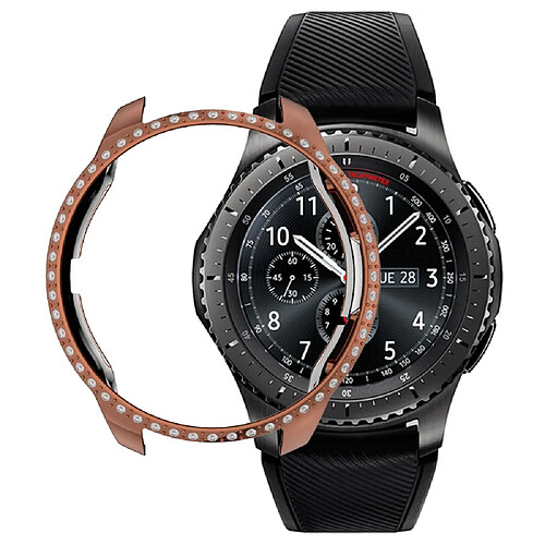 Bumper en TPU strass décor or rose pour votre Samsung Galaxy Watch 42mm