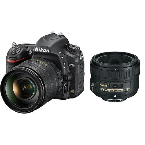 NIKON D750 KIT AF-S 24-120MM F4G ED VR + AF-S 50mm F1.8G