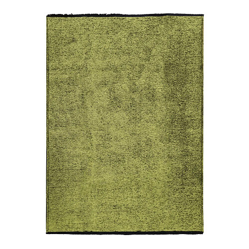 Thedecofactory VENICE - Tapis en coton et polyester tissé plat vert 200x290