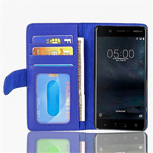 Cadorabo Coque Nokia 5 2017 Etui en Bleu