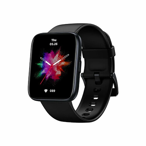 Beyond 2 Gps Smartwatch 1.78 Pouces Amoled Always-On Display Écran Tactile Fréquence Cardiaque Moniteur D'Oxygène Sanguin Noir