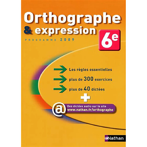 Orthographe & expression 6e : programme 2009 · Occasion