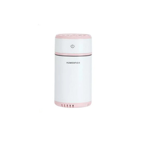 YP Select Humidificateur d'air à ultrasons 7 couleurs Purificateur LED intelligent Humidificateur USB-Rose