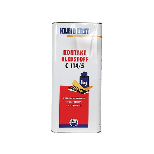 Kleiberit Colle néoprène sans toluène 114/5 en 4.5 kg