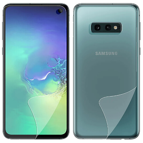 Film ecran avant et arrière de protection en hydrogel souple pour Samsung Galaxy S10e 5.8" - VISIODIRECT -