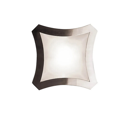 Inspired Plafonnier/Mur 3 Lumières L1/SGU10, Nickel Satiné, Lampes CFL INCLUSES