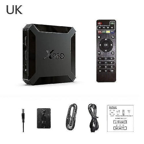 Universal H313 4K 60 images/s TV Box 2.4G WiFi HDMI compatible Smart TV Box Paramètres réseau Top Box Lecteur Support.