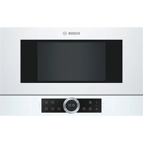 Micro-ondes encastrable 21l 900w blanc - bfl634gw1 - BOSCH