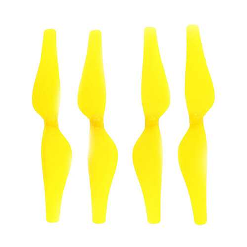 2 paires d'helices ccw cw props lame pour dji tello mini rc drone jaune