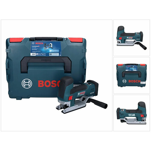 Bosch GST 18V-155 SC Scie sauteuse sans fil professionnelle 18 V (06015B0000) + L-Boxx - sans batterie. sans chargeur