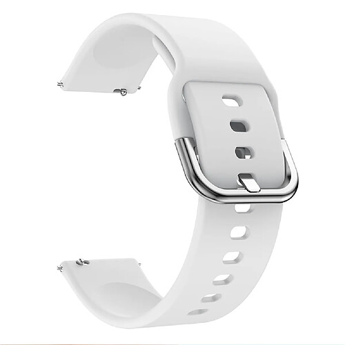 Bracelet en silicone Sangle réglable de 22 mm blanc pour votre Polar Vantage M/Grit X