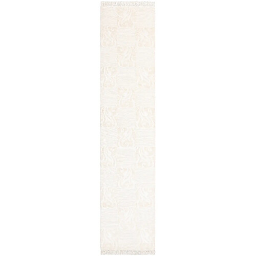 Vidal Tapis de couloir en laine 396x84 beige Darya