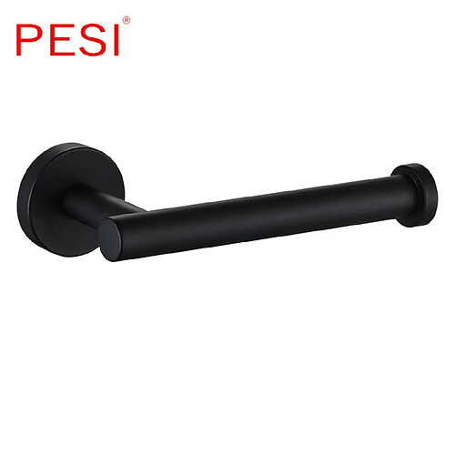 Universal Porte-papier toilette, porte-rouleaux, porte-papier WC noir, accessoires de salle de bains, 304 acier inoxydable. 124 ; Porte-papier (noir)