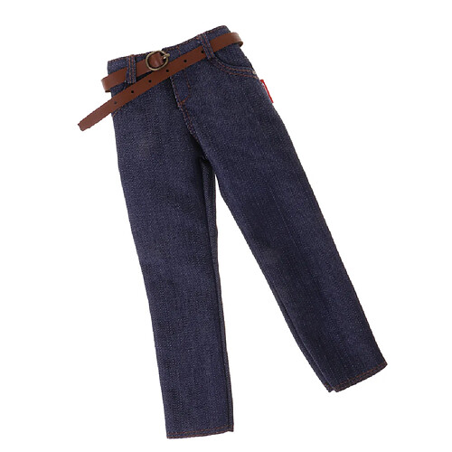 Homme Jean Denim Classique Pantalon à l'échelle 1/6 pour Figure D'action