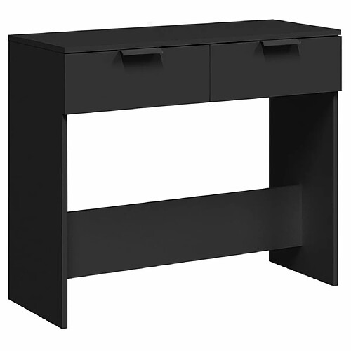 Maison Chic Table console | Meuble d'entrée | Table d'appoint noir 90x36x75 cm bois d'ingénierie -GKD97832