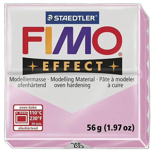 Pâte Fimo 57 g Effect Pastel rosé 8020.205 - Fimo