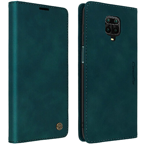 Étui Redmi Note 9S / 9 Pro / 9 Pro Max Vintage Porte-carte Support CaseMe Bleu