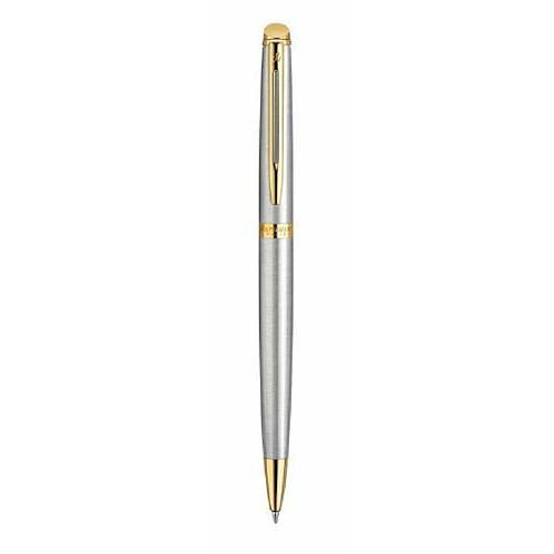 Waterman Hémisphère Stylo bille à Pointe Moyenne Attributs Dorés Acier