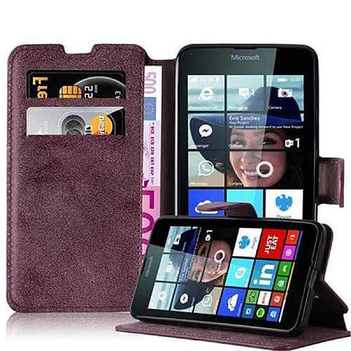 Cadorabo Coque Nokia Lumia 640 Etui en Rouge