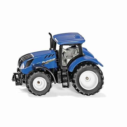 SIKU 1091, New Holland T7.315 Tracteur, Métal/Plastique, Bleu, Cine amovible et boule d'attelage