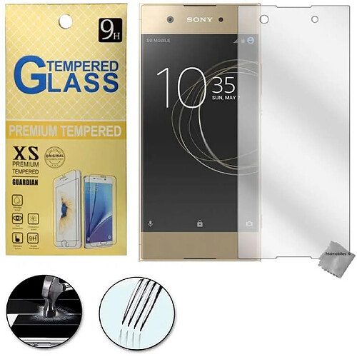 Htdmobiles Film de protection vitre verre trempe transparent pour Sony Xperia XA1