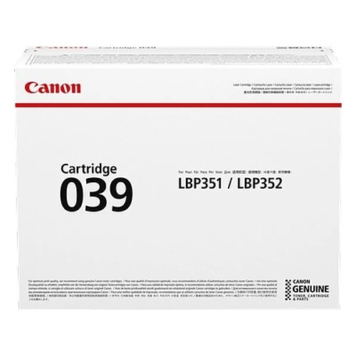 Canon CRG 039 Toner Noir 0287C001