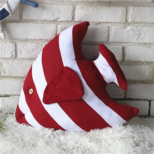 Wewoo Coussin de voyage rouge Forme de poisson Dossier Soutien avec Insert oreiller, Taille: 48 x 45cm