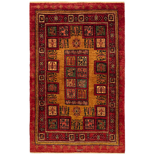 Vidal Tapis de laine 169x106 rouge Kashkuli