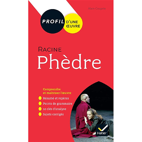 Jean Racine, Phèdre, 1677 : 1re générale, nouveau bac · Occasion